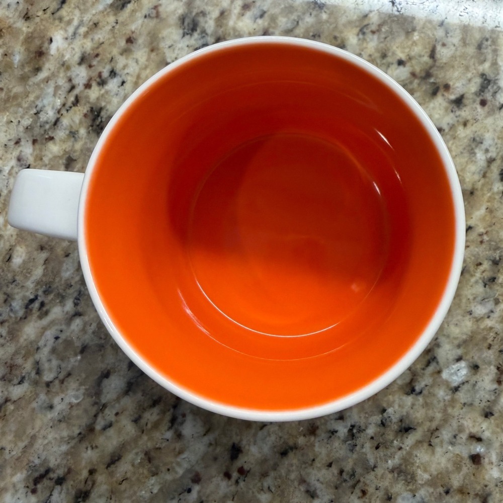 Starbucks Been There Series Atlanta Coffee Mug 14oz Orange White Tea Cup 2018 - Picture 6 of 10